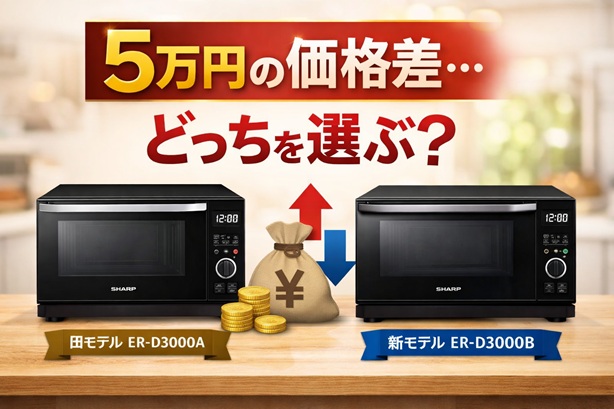 失敗しない！石窯ドームER-D3000AとER-D3000Bの違いと選び方【価格差の理由も解説】