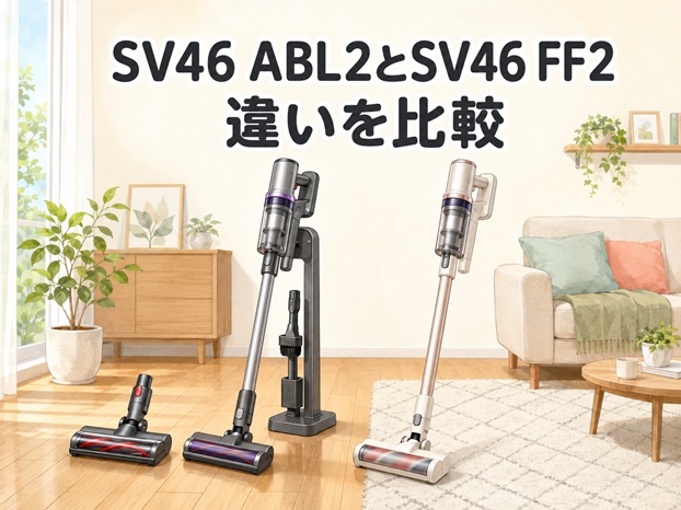 ダイソンSV46 ABL2とSV46 FF2の違いを比較！どっちがおすすめ？