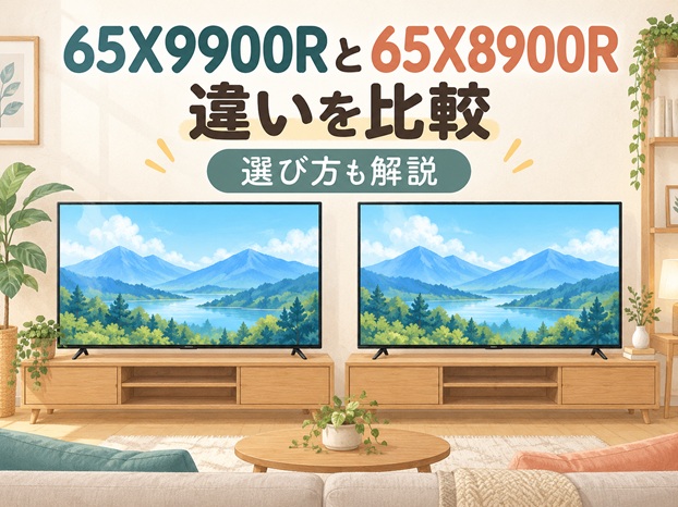 65X9900Rと65X8900Rの違いを比較、選び方も解説